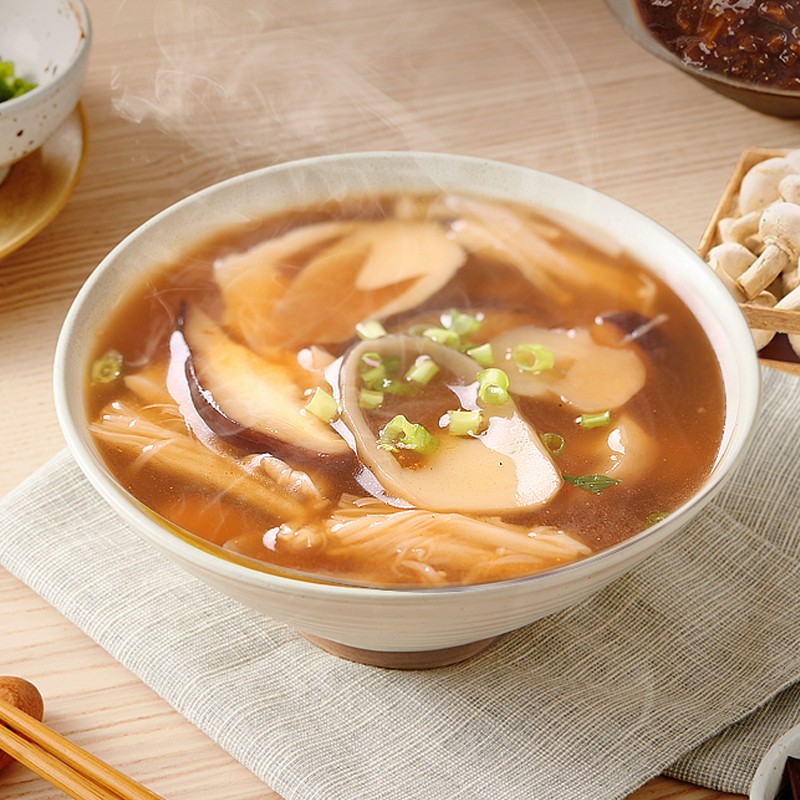 山菌味噌湯